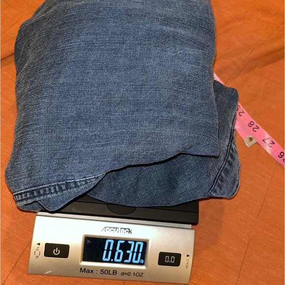 Rails Rosalee Tie-Neck Chambray Shirt Women’s Size XS - Picture 8 of 9